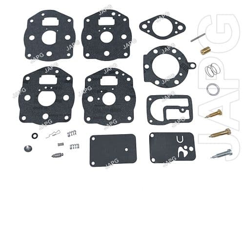 Carburettor Repair Kit for Briggs and Stratton Opposed Twin Engines, 694056, 393301, 491539, 394502,