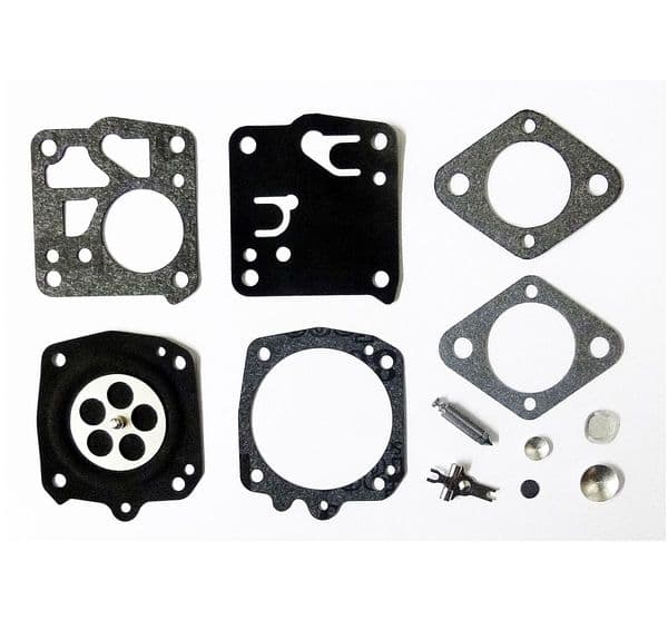 Carburettor Repair Kit for Husqvarna 380 Chainsaw, Diaphragm, Gasket, Needle, Lever, Parts