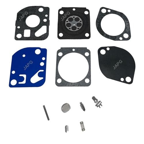 Carburettor Repair Kit For Zama C1Q-S98D, C1Q-S130C, C1Q-S173,  C1Q-S176 Carburettors