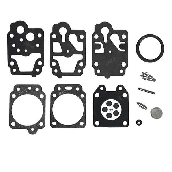 Carburettor Repair Kit,  Greenyard EBV260 Blower 26cc Parts, Diaphragm, Gasket, Needle, Lever