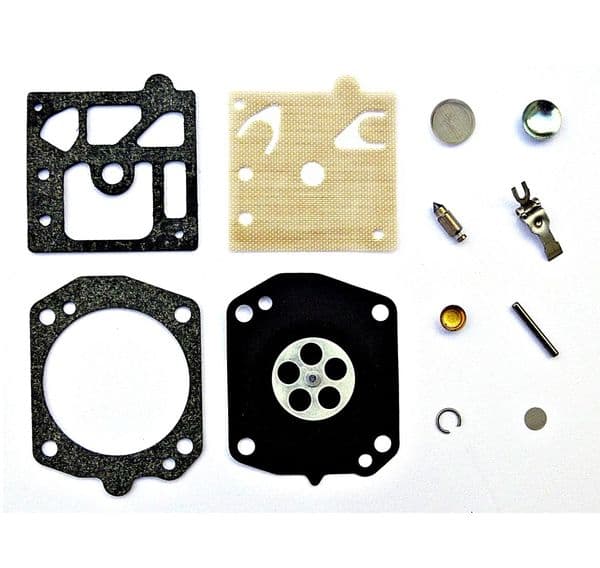 Carburettor Repair Kit, Jonsered 455, 535 Chainsaw, Diaphragm, Gaskets, Needle, Lever, Parts