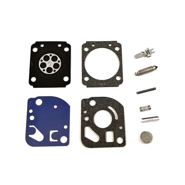Carburettor Repair Kit, Mantis Tiller, Kioritz SV-4B1, SV-5CI, SV6 Engine, Gasket, Diaphragm, Needle
