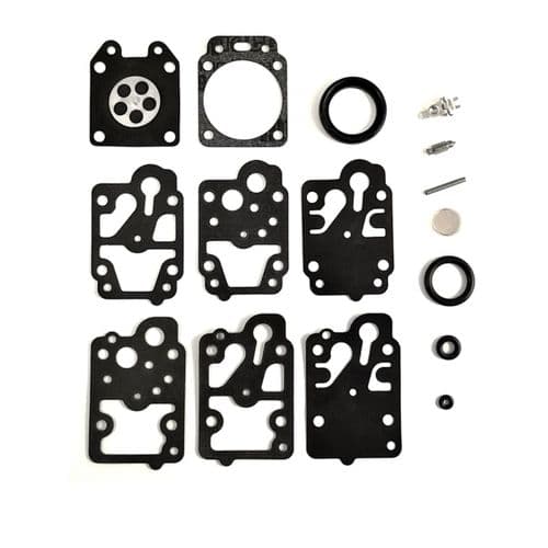 Carburettor Repair Kit, Robin NB211 Trimmer Parts, Gaskets, Diaphragms, Needles, Lever