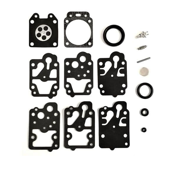 Carburettor Repair Kit, Robin NB211 Trimmer Parts, Gaskets, Diaphragms, Needles, Lever