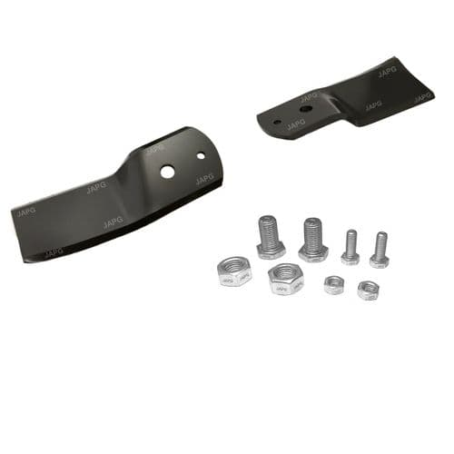 Cutting Blade & Bolt Set, Stiga Park 85, 95, 105 Combi Deck, Part 1134-9119-01