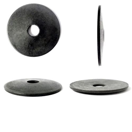 Domed Convex Steel Mower Blade Washer, 50mm OD x 10.5mm ID x 2mm Thick