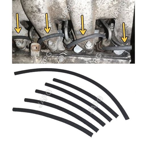Fuel Injector Spill Rail Leak Off Pipe Hose set, RANGE ROVER P38 2.5L DIESEL BMW