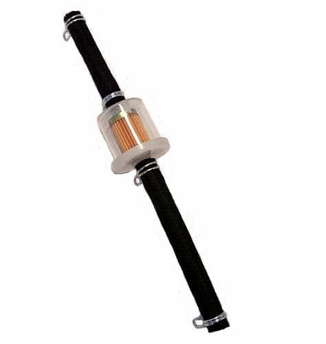 Fuel Pipe Hose, Filter & Clips, Qualcast Classic 35s, 43s Mower, for AQ148 Engines, Year 1995 onwards