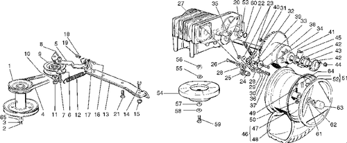 Honda HF2218 Ride on Tractor Mower Transmission and Differential Parts