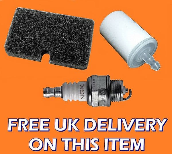 Husqvarna 225L, 225LD, 225R, 225RD, 225RJ Trimmer Service Kit, Air Filter, Fuel Filter, Spark Plug, Parts