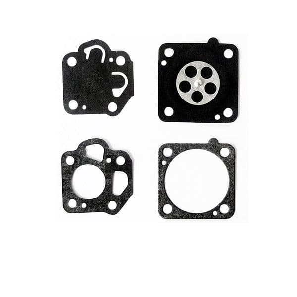 Husqvarna 22r, 24r, 24h, 25r Trimmer, Brush Cutter Carburettor Diaphragm & Gasket Kit Set Parts for Nikki Carbs