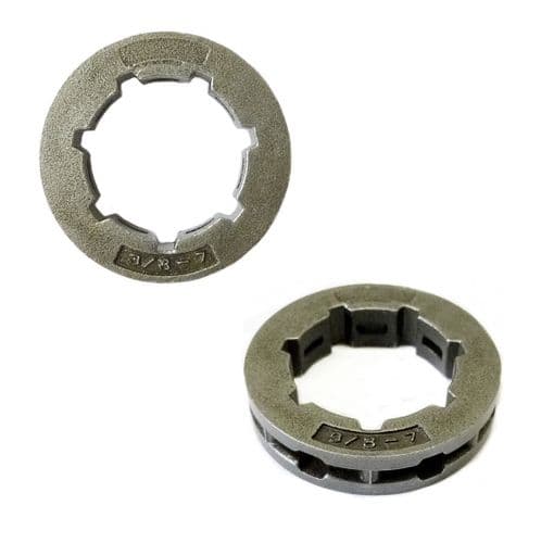 Husqvarna 385, 390, 394, 395 Chainsaw Sprocket Rim 3/8" x 7 Standard 7 Part 501 59 80-02, 501 59 80-01