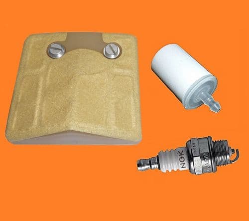 Husqvarna 61, 66, 181, 266, 281, 288 Chainsaw Service Kit, Air Filter, Fuel Filter, Spark Plug, Parts, Set 2