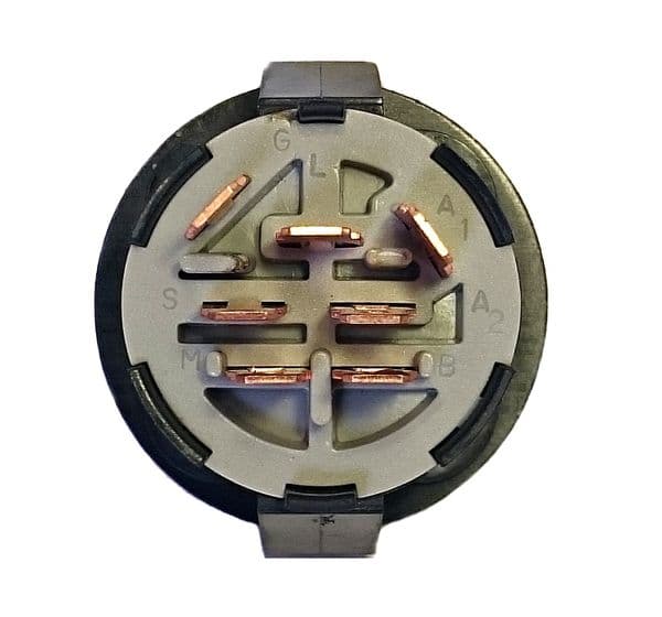 Ignition Switch & Key, Mac Allister JE 150/92A, 220/105A, S220/105H Ride On Mowers Part 725-1741, 725-1744A