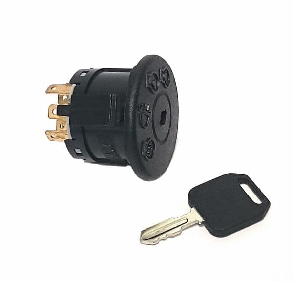 Ignition Switch & Key, Mac Allister JE 150/92A, 220/105A, S220/105H Ride On Mowers Part 725-1741, 725-1744A