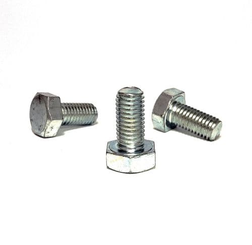 M10 x 1.50 x 20mm LH Left Hand Thread Steel Hex Bolt
