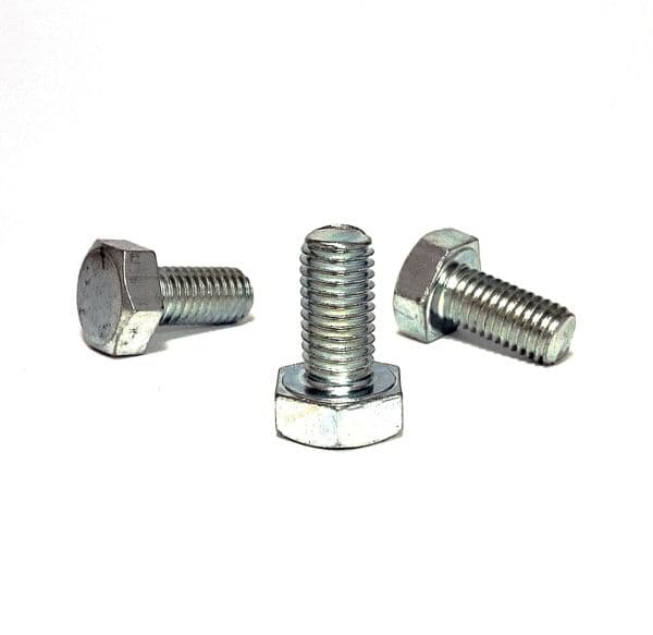 M10 x 1.50 x 20mm LH Left Hand Thread Steel Hex Bolt