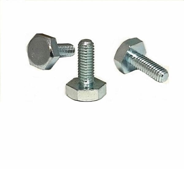 M6 x 1.00 x 16mm LH Left Hand Thread Steel Hex Bolt