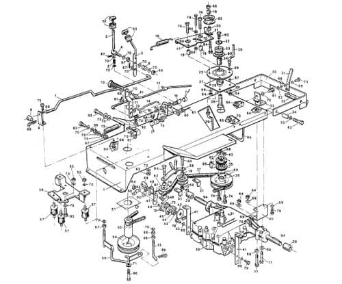 Westwood T800 Underframe parts, gearbox and transmission parts, pulleys, belts and pto parts