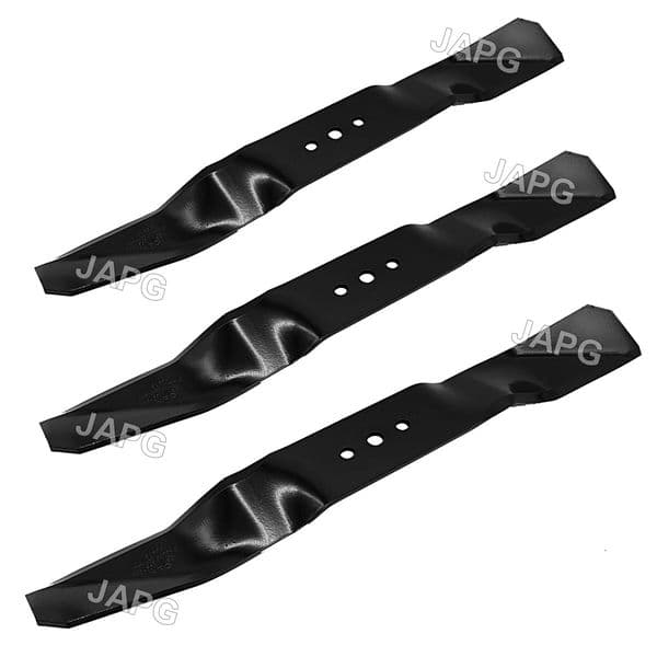 Mower Blade Set for Husqvarna Rider 155, 175, R220T, R316T, R322T Mower, Mulching Type