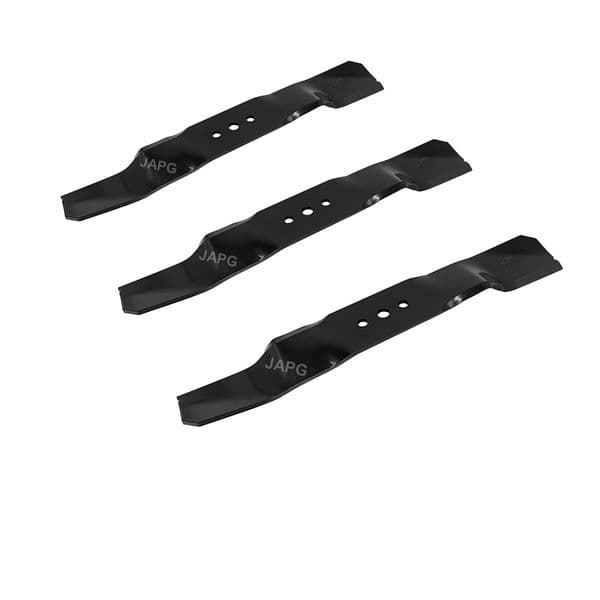 Mower Blade Set, Husqvarna Rider 11C, 13C, R13, 15C, 15T, R15T, 16C, 18 Mower, Mulching Type