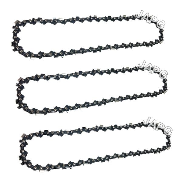 Pack of 3 x 52 Drive Link Chainsaw Chains 3/8