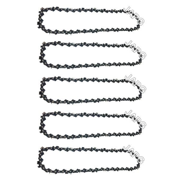 Pack of 5 x 57 Drive Link Chainsaw Chains 3/8