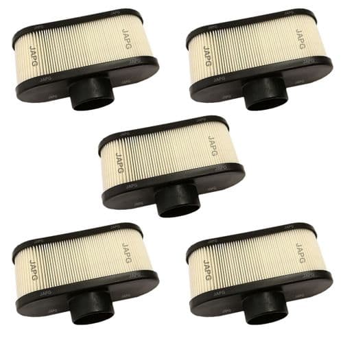 Pack of 5 x Air Filter, Kawasaki 11013-0726, 11013-0752, 11013-7047, 11013-7049, 11029-0031