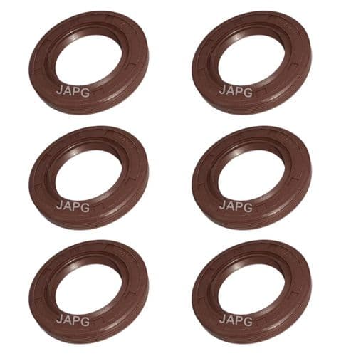 Pack of 6 x Crankshaft Oil Seals for Honda G150, G200, G300, GV150, GV200 Engine 91201-Z0T-801