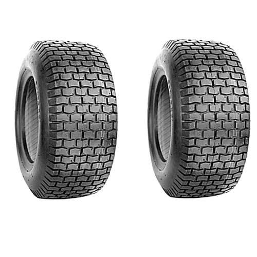 Pair of Tyres, 15 x 6.00-6, Tubeless Turf, Size 15", For 6" Wheel Rims, 15 x 6 x 6, RST Tires, 4 PLY