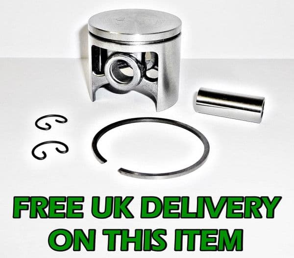 Piston & Ring Kit, Husqvarna 254SE, 254SG, 254XP, 254XPG Chainsaw, Pin & Clips 503 50 37-01