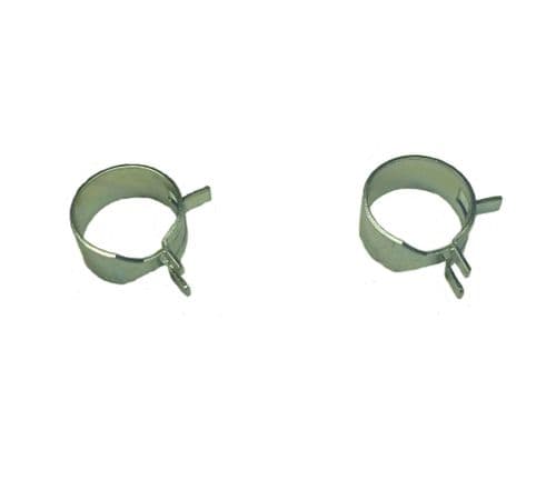 Primer Bulb Pump Hose Pipe Clips x 2, Kawasaki TD18, TD018D, TD24, TD024D, TD33, TD033D Engine