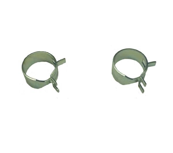 Primer Bulb Pump Hose Pipe Clips x 2, Kawasaki TD18, TD018D, TD24, TD024D, TD33, TD033D Engine
