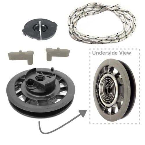 Pull Starter Recoil Repair Kit, Briggs and Stratton Classic, Quattro, Sprint 499901, 281503, 281505