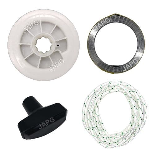 Pull Starter Recoil Repair Kit, Merry Tiller Cadet, Major, Briggs & Stratton 2hp, 3hp, 4hp Engines