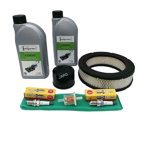 Service Kit for Briggs & Stratton Vanguard V Twin 18HP, 21HP, 23HP Filters, Oil, Spark Plugs