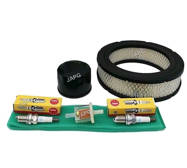 Service Kit for Briggs & Stratton Vanguard V Twin 18HP, 21HP, 23HP Filters, Spark Plugs