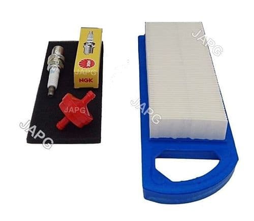 Service Kit Hayter Heritage 13/30, 13/40 Mower Air Filter, Fuel Filter, Spark Plug, FOR OHV
