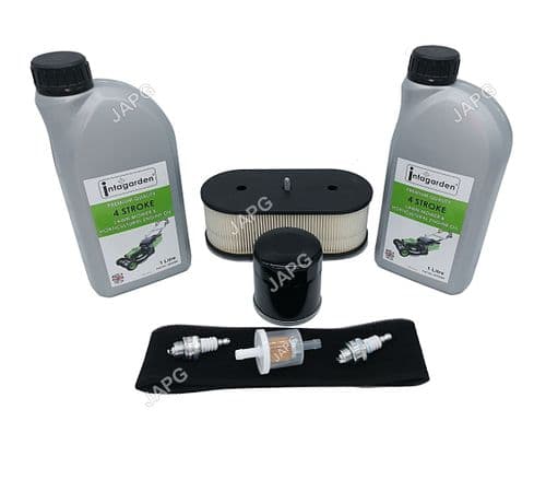 Service Kit, Kawasaki FH381V, FH430V, FH480V Engine, Air Filter, Fuel Filter, Oil Filter, Plugs, Oil