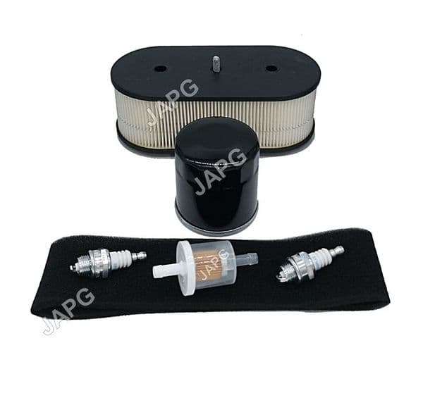 Service Kit, Kawasaki FH381V, FH430V, FH480V Engine, Air Filter, Fuel Filter, Oil Filter, Plugs