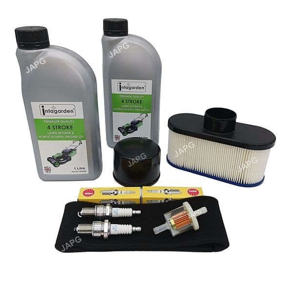 Service Kit, Kawasaki FR651V, FR691V, FR730V Engine, Air Filter, Fuel Filter, Oil Filter, Plugs, Oil