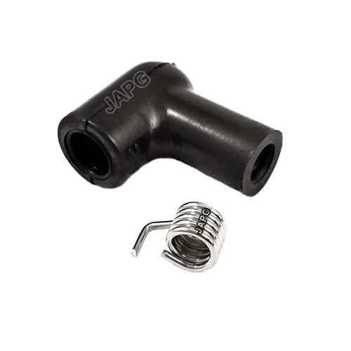 Spark Plug HT Boot Cap & Clip for 7mm Leads, Small Engine, Mower, Rotovator, Tiller
