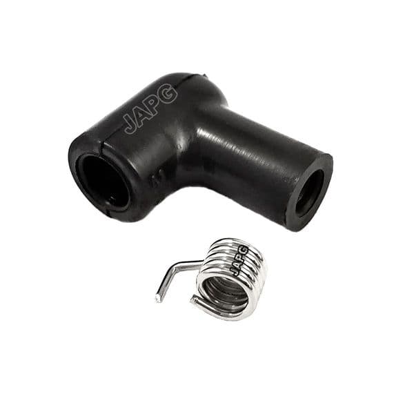 Spark Plug HT Boot Cap & Clip for 7mm Leads, Small Engine, Mower, Rotovator, Tiller