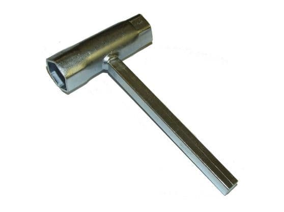 Spark Plug Spanner Tool, for 19mm and 21mm Hex Plugs, Suitable for Mowers, Tillers, Rotovators