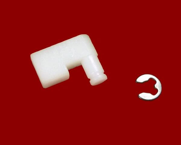 Starter Pawl & Clip, Ryobi RK23, RK23L, RK26, RK26L Trimmer, Brush Cutter Part 2384091, 2383414