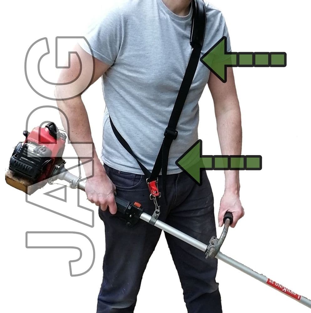 Trimmer, Strimmer, Brush Cutter Adjustable Single Shoulder Strap Harness Holder