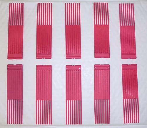 Westwood S1500 Ride on Mower PGC Collector Sweeper Bristles Brushes Pack Part no 14936301,14936300