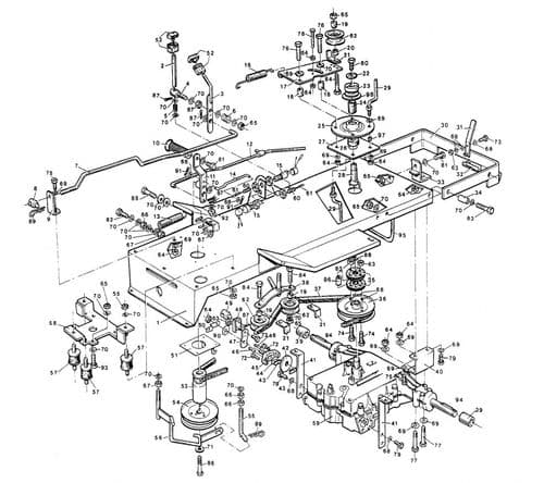 Westwood S600 Underframe parts, gearbox and transmission parts, pulleys and pto parts