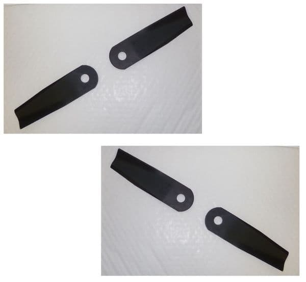 Westwood T1600 42" Ride On Mower Mini Cutter Cutting Blade Set of 4 Part 4870, 4871, SET 2 OF 2
