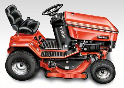 Westwood T1600, T1600H Ride on mower parts Years 1996 to 1998
